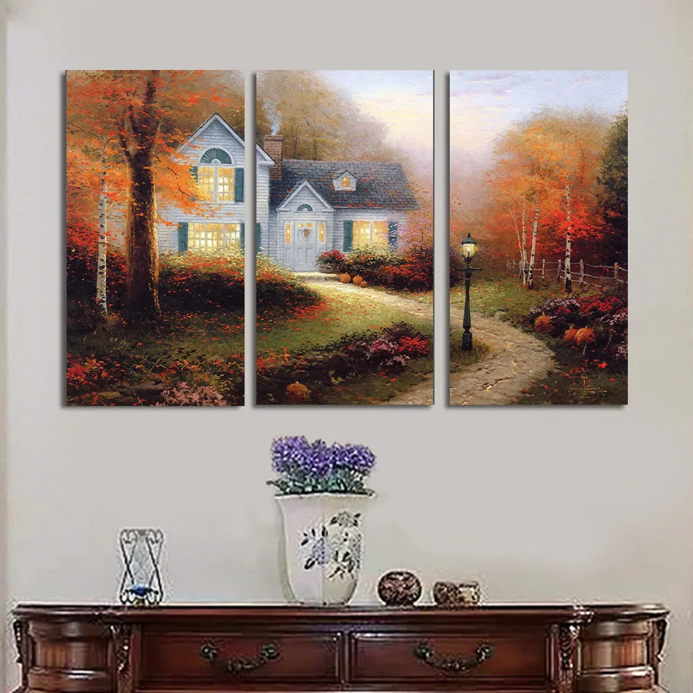 Зимний абстрактный пейзаж живопись картина маслом без рамки украшение для дома