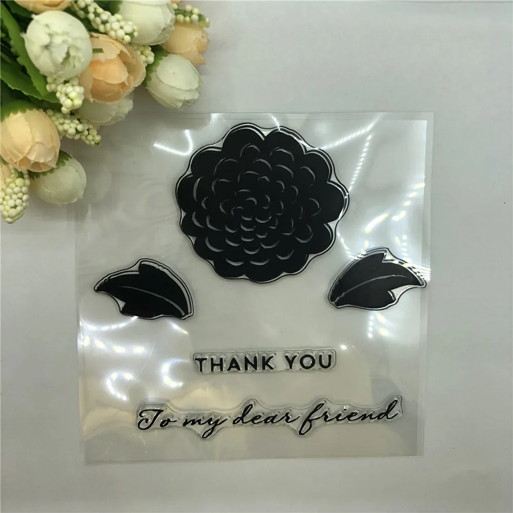 2019 роза цветы умирает прозрачный значок и резки металла печать DIY Скрапбукинг