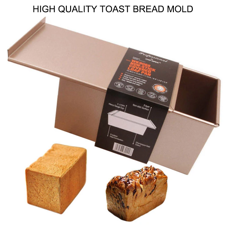 

Rectangle Large Toast Bread Mold Box With Cover Bread Making Kids Birthday Cake Baking Pastry Dessert Mould Decorating Tools