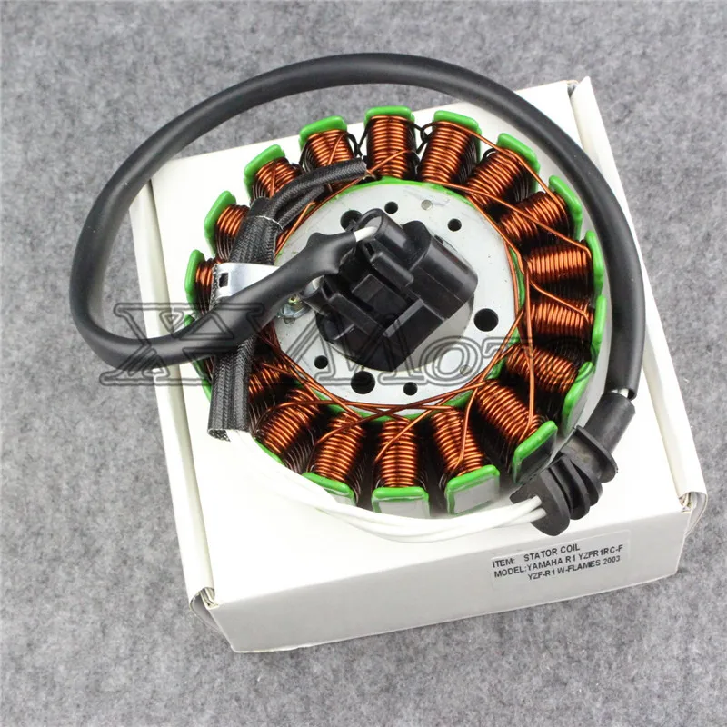 Катушка статора мотоцикла для YAMAHA R1 YZFR 1RC-F YZF-R1 2003 катушка зарядки генератора