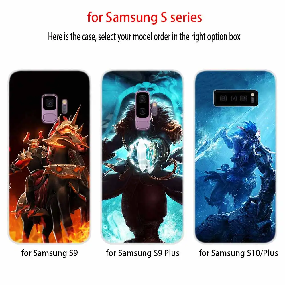 Мягкий чехол Shadow Fiend Dota 2 для Samsung Galaxy S7 Edge S8 S9 S10 S11 S20 S21 Plus Lite E Ultra | Мобильные