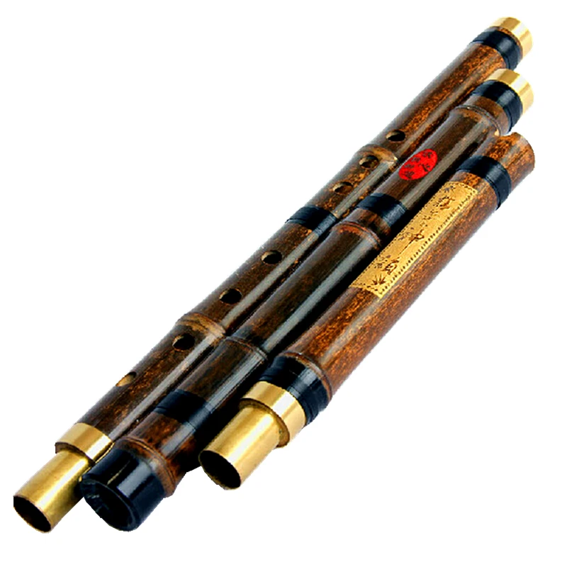 High Quality Professional Chinese Vertical Bamboo Flute Xiao Woodwind Musical Instrument Key of F/G Dizi 3 Section Flauta Xiao