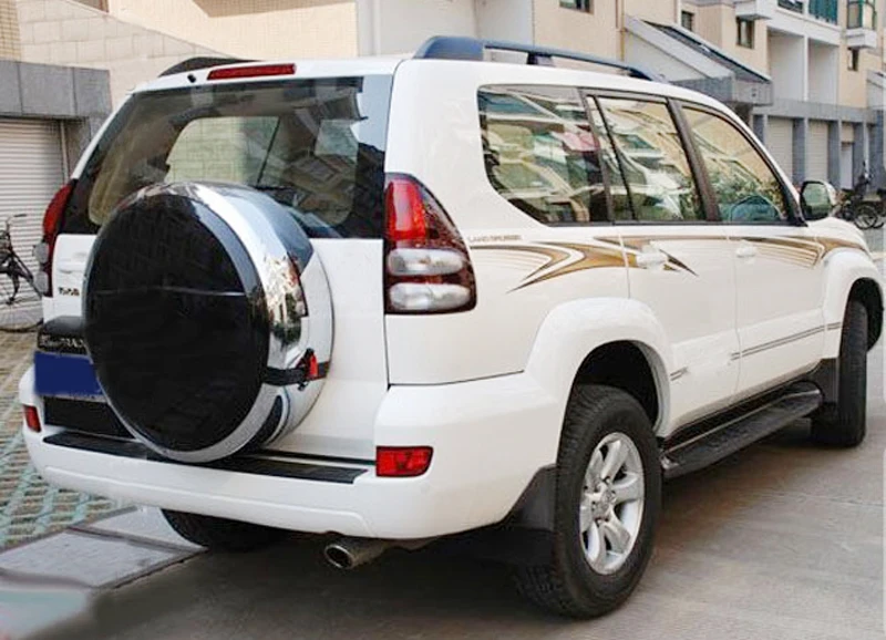 Для Toyota Land Cruiser Prado FJ120 J120 /Lexus GX470 2003-2009 алюминиевый сплав черная крыша боковая