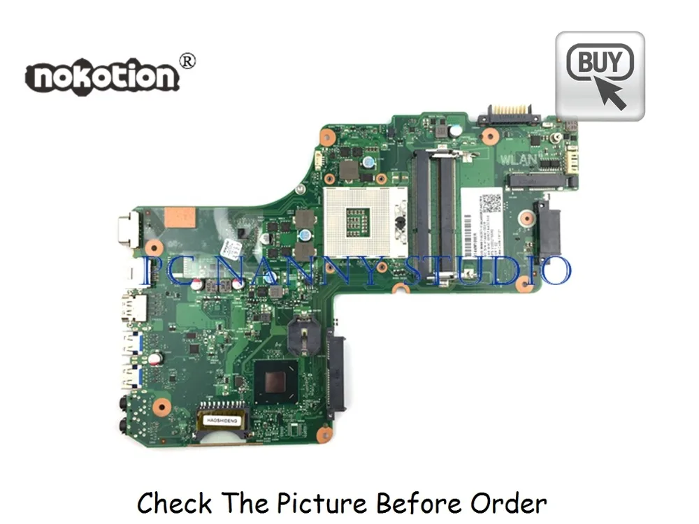 PCNANNY V000275580 для Toshiba Satellite C855 L855 материнская плата ноутбука HM76 DDR3