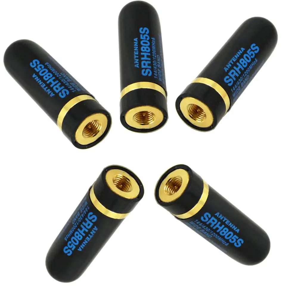 

5pcs SRH805S SMA-J/Homme Dual Band UHV+VHF Antenne Pour BF-UV3R UV100 Yaesu HOT