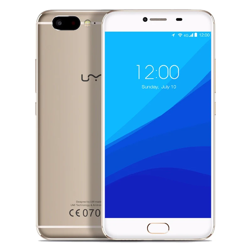 Umi Z Смартфон Android 6.0 MTK Helio X27 4 ГБ RAM 32 ROM 5.5 &quotFHD Экран 13.0MP Отпечатков Пальцев UMIDIGI Г