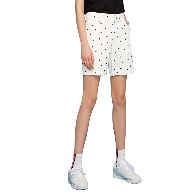 Toyouth 2018 новые летние Повседневное шикарный все печати в горошек Шорты женский