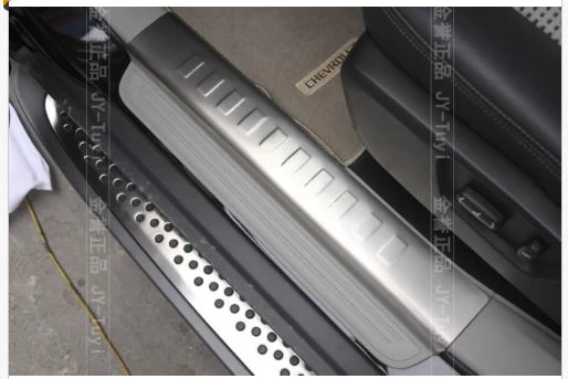 

Stainless steel inside door sill scuff plate for chevrolet captiva 2011 2012 13
