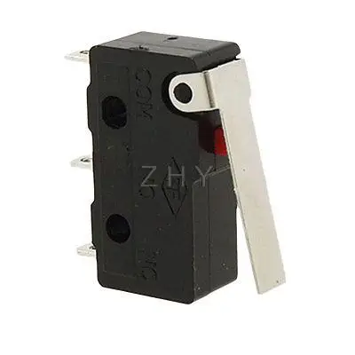 Мини микро концевой переключатель Микро Длинный рычаг Subminiature SPDT оснастки Action AC