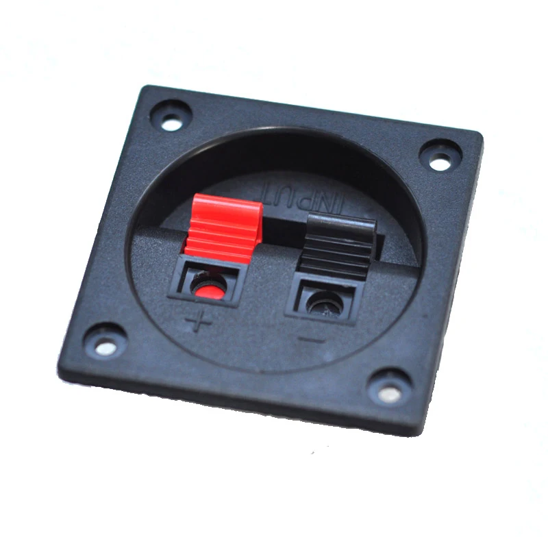 

20pcs/lot Red and black two speakers box junction box two sound plastic wiring box terminal