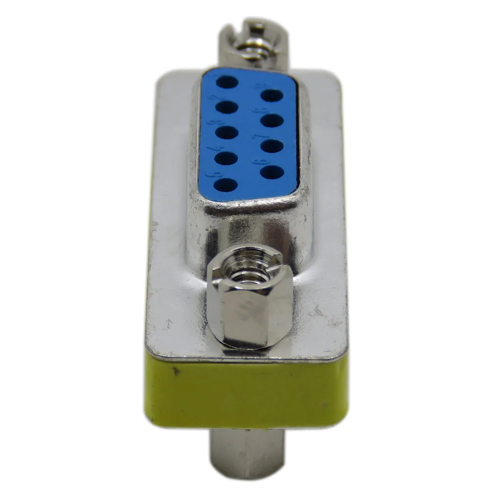 Адаптер RS232 для смены пола DB9 9 Pin Female to VGA адаптер F-F | Электроника
