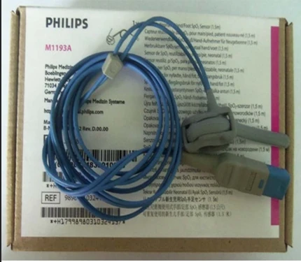 Датчик SpO2 многоразового использования для обертывания ног датчик Philips M1193A зонд