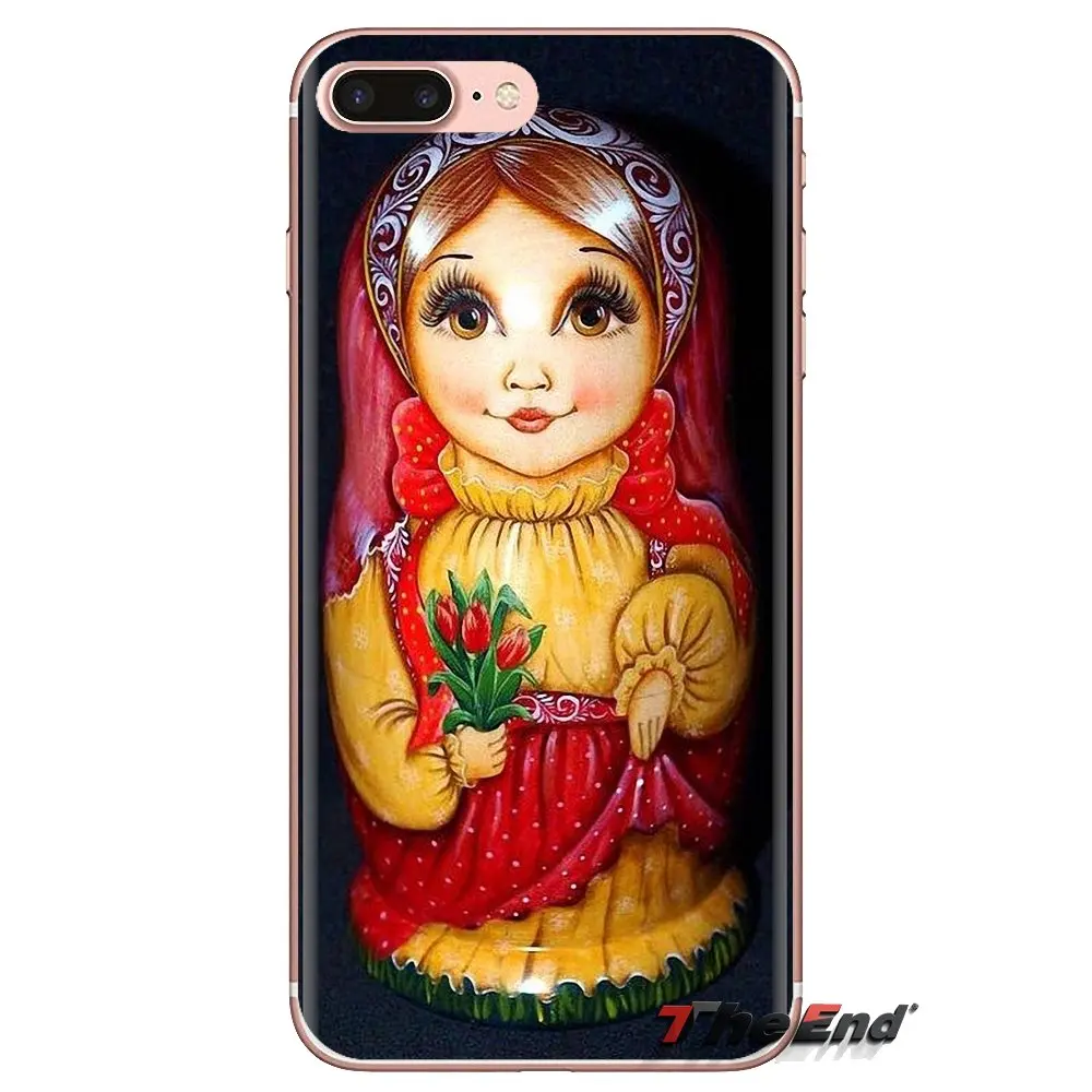 Прозрачные мягкие чехлы Русская Матрешка кукла для Samsung Galaxy J1 J2 J3 J4 J5 J6 J7 J8 Plus 2018 Prime
