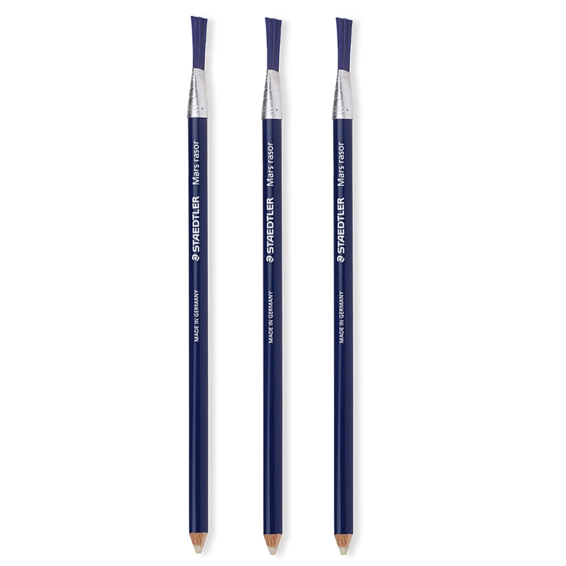 Резиновый карандаш Staedtler 526 61 Mars Rasor жесткий ластик 3 шт./лот для подсветки