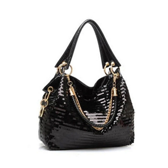 2018 Новый Для женщин сумка Мода блестят Повседневное сумки дамы Посланник Креста