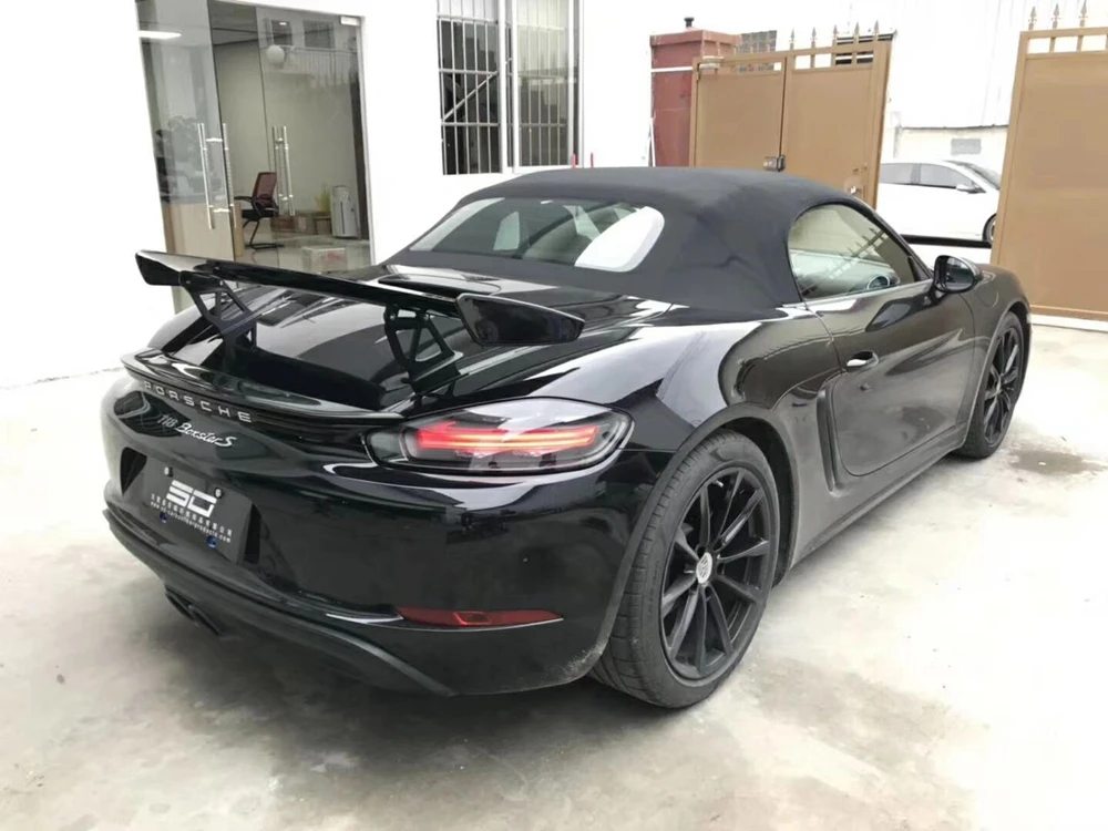 Автостайлинг MONTFORD для Porsche Boxster Cayman 718 модифицированный задний спойлер из