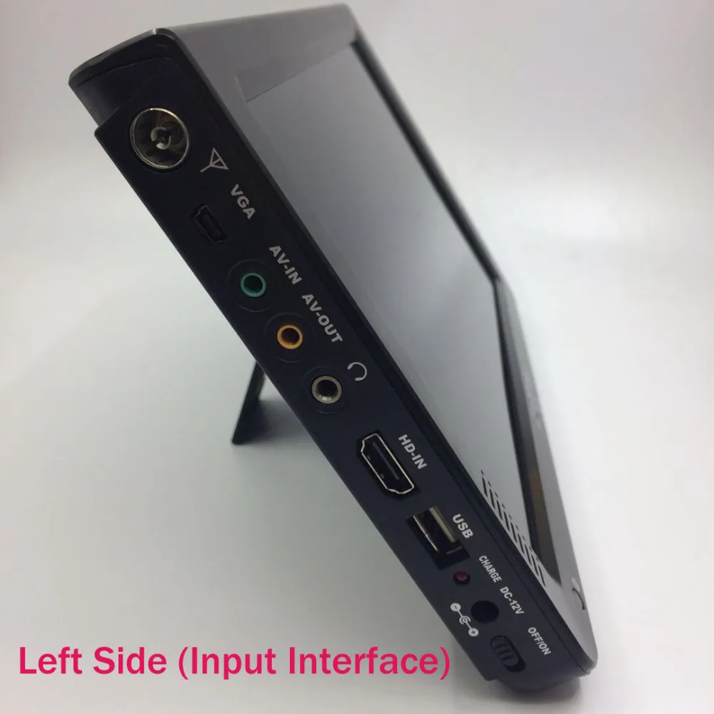 Leadstar 10," ЖК-дисплей DVB-T/T2 цифровой/аналоговый Портативный AC3 ТВ MP3 MP4 плеер Поддержка TF/USB/AV Порты и разъёмы может быть как автомобиль цифрово
