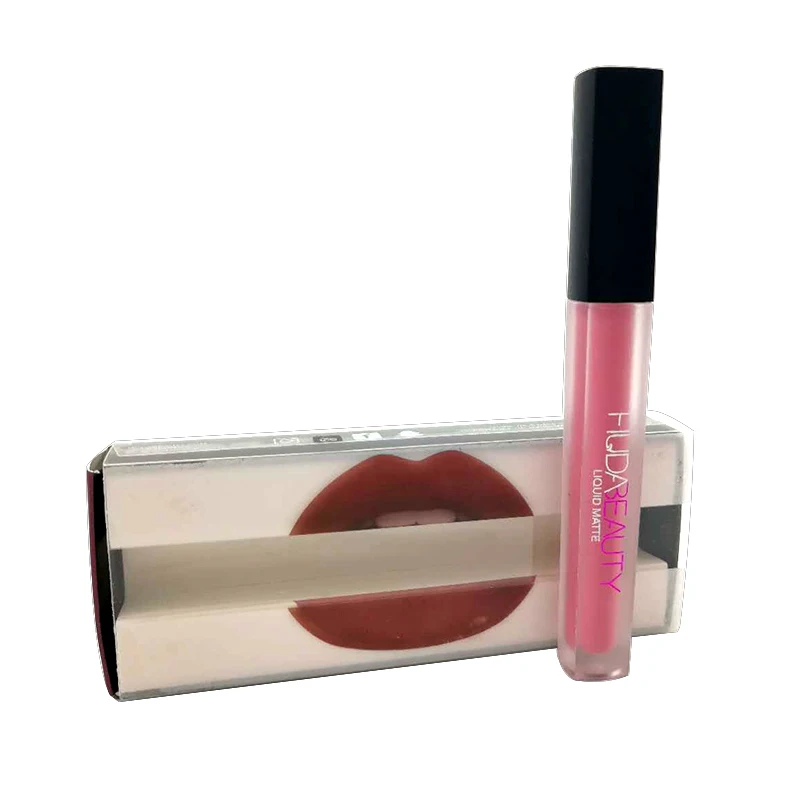 Жидкая помада Hudas Beauty 16 цветов матовая телесного цвета макияж карандаш ТИНТ