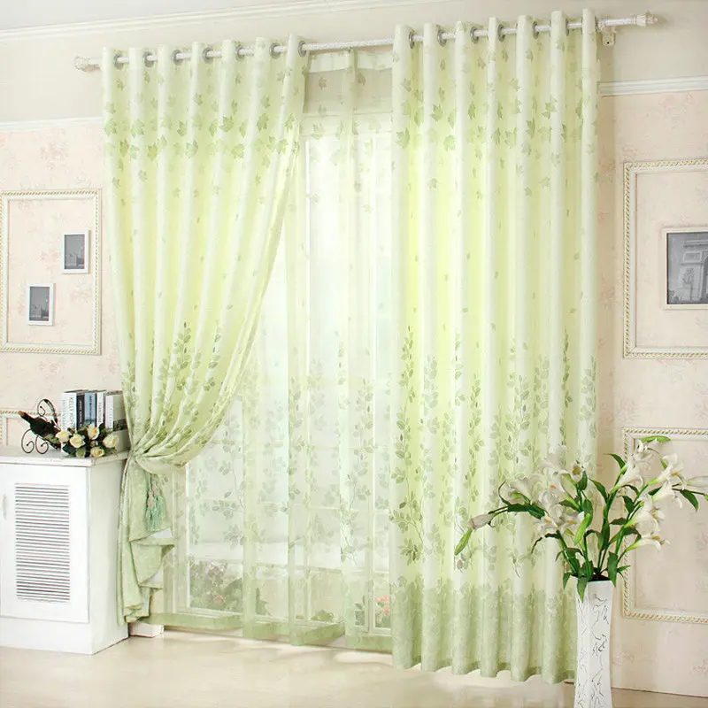 Занавеска для гостиной Цветочная занавеска/кухонная занавеска s Бабочка красные