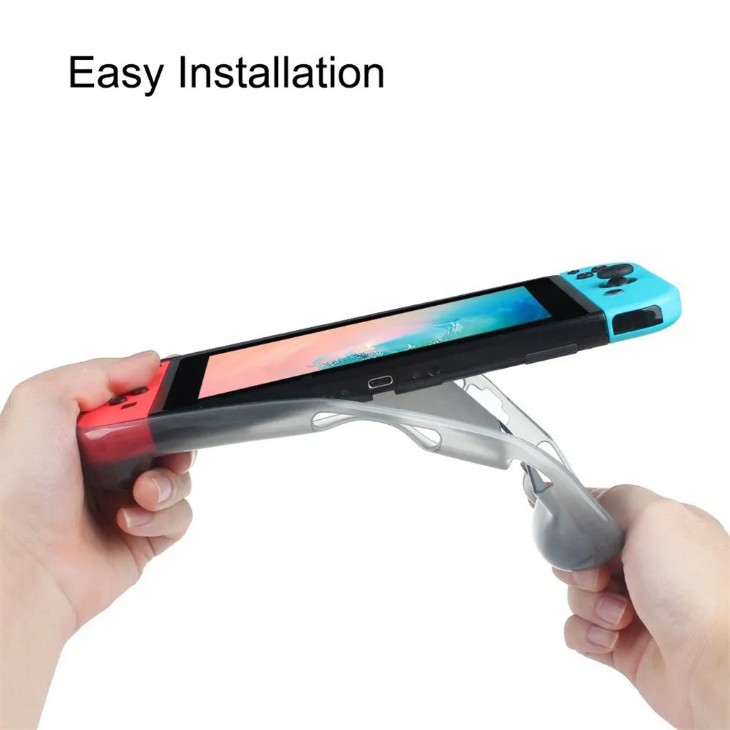 Мягкий защитный чехол из ТПУ для Nintendo Switch противоударный аксессуары контроллера