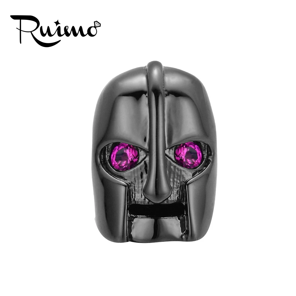 Металлические медные бусины RUIMO из циркона для шлема полированное покрытие