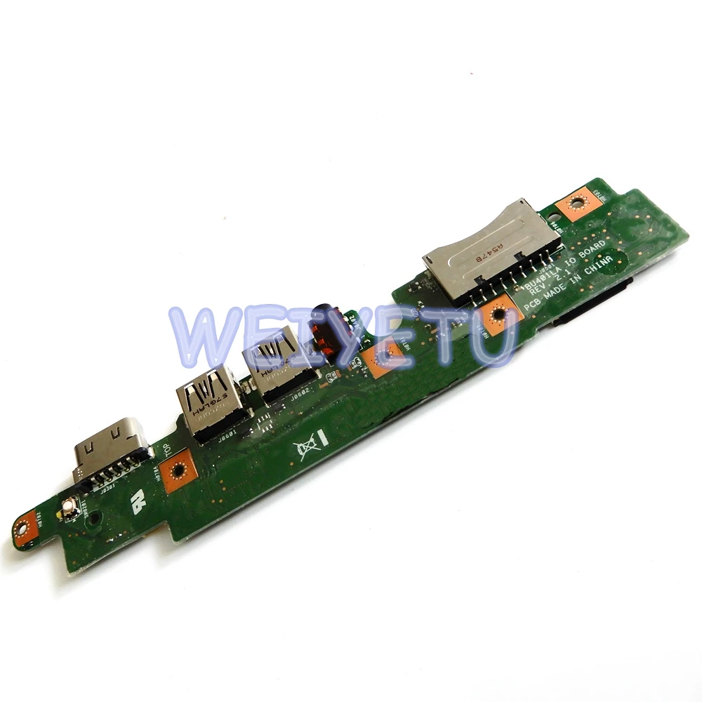 BU401LA IO_board REV2.1 для ASUS BU401 BU401L материнская плата ноутбука аудиоплата USB SD-карта VGA