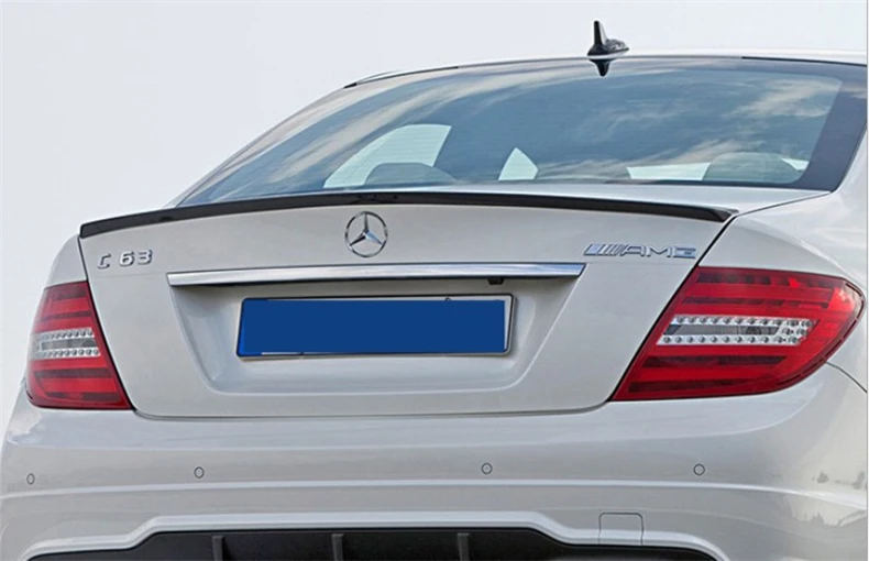 Спойлер из углеродного волокна для Mercedes Benz C Class W204 C63 Coupe 2 Door 2010 2014 спойлеры