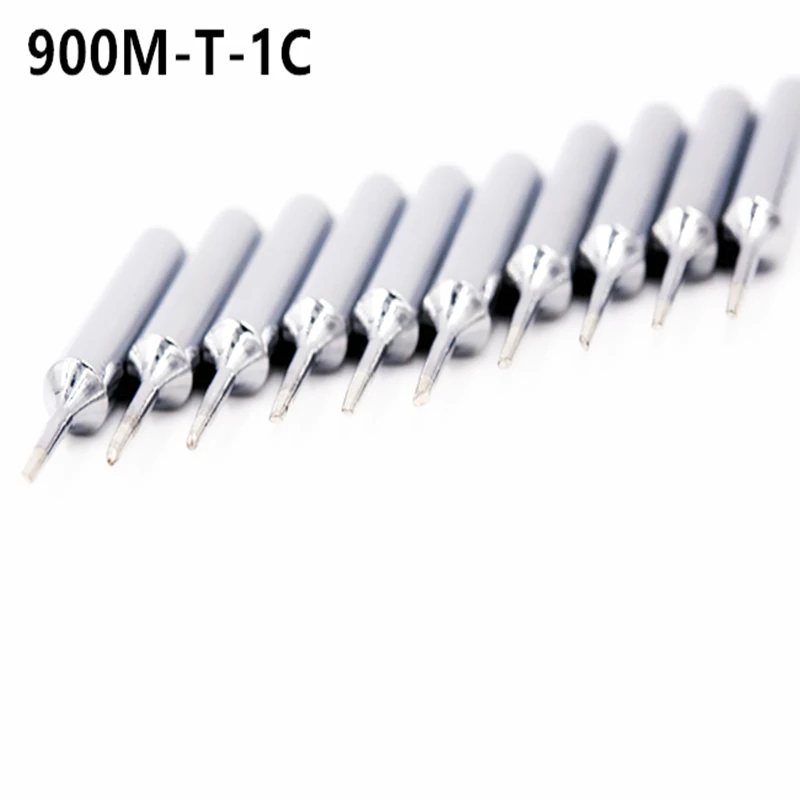 900M-T-1C 10 шт бессвинцовый паяльник наконечники для HAKKO 907/933/852D+/936 паяльная станция электрические сменные сварочные головки