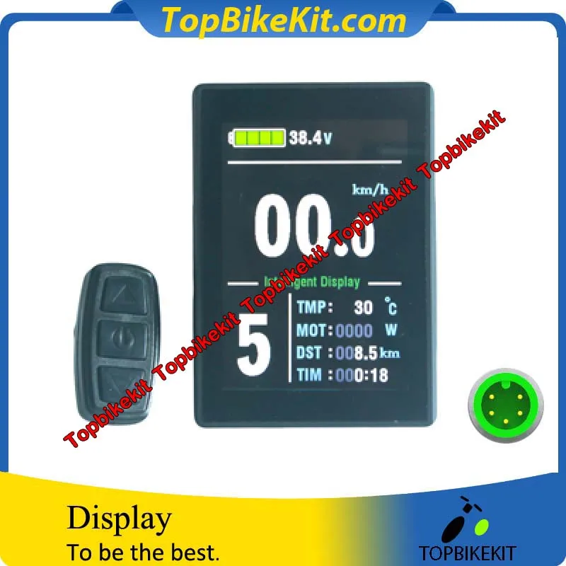 Дисплей KT LCD8S 5 контактов водонепроницаемый разъем для ebike|Аксессуары