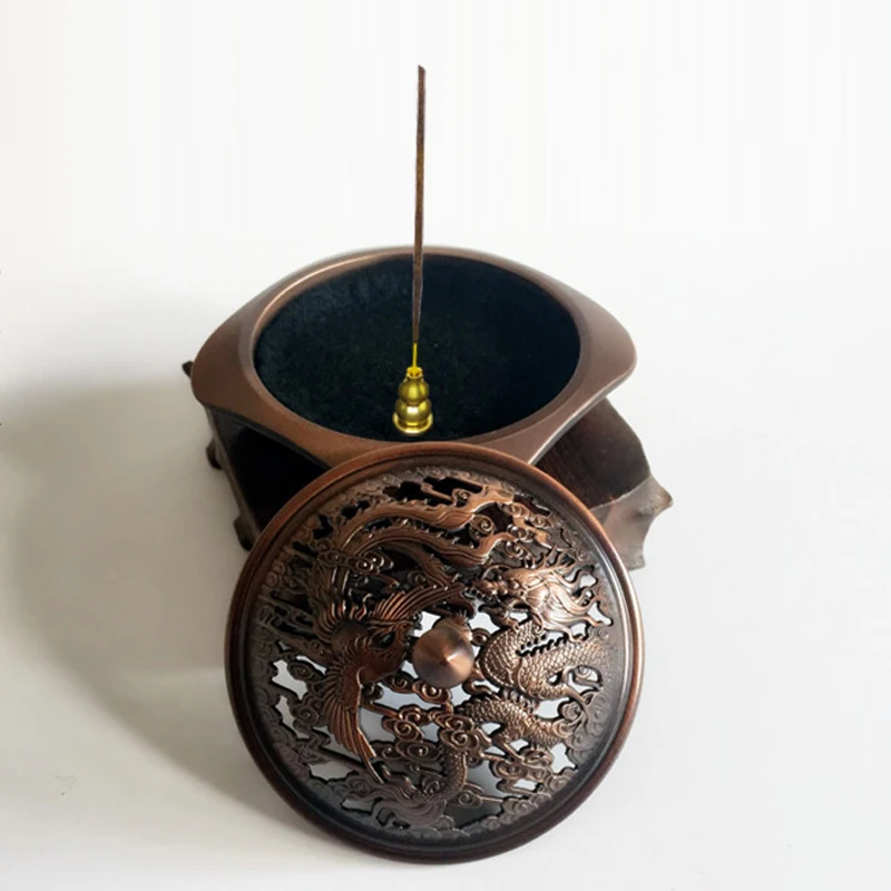 YXYi сандаловая ароматическая горелка для Будды с античным покрытием из медного