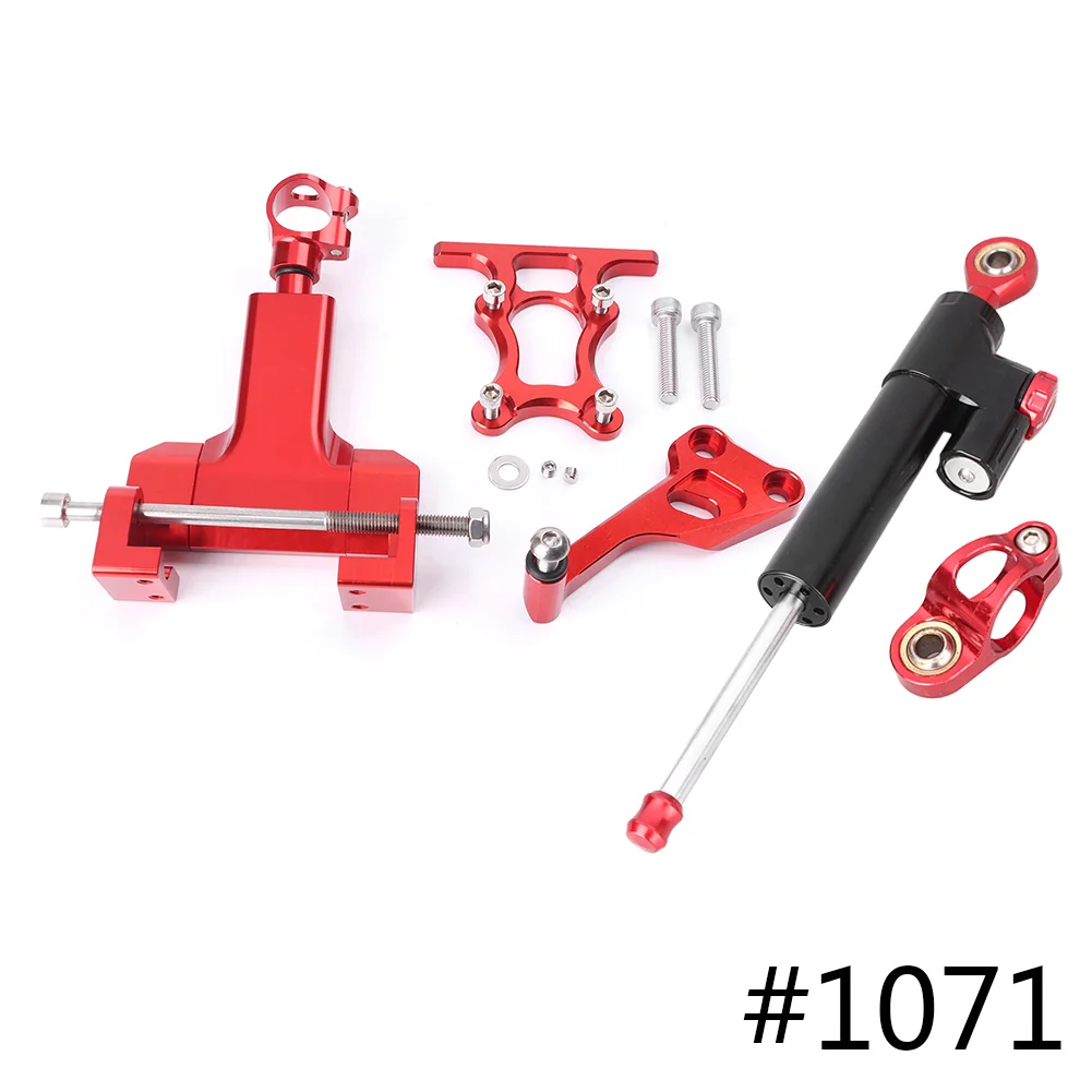 CNC рулевой демпфер стабилизатор с кронштейном для Yamaha MT-07 MT07 2013-2017 из анодированного алюминия.