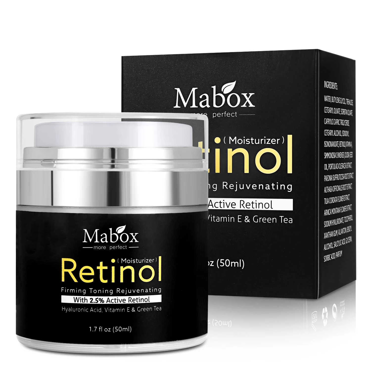 Mabox Витамин С отбеливающая сыворотка+ ретинол 2.5% увлажнитель для лица крем