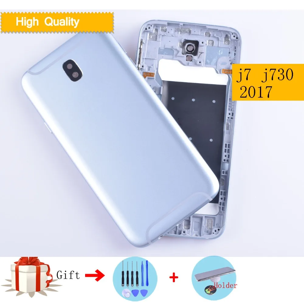 Корпус аккумуляторного отсека для Samsung Galaxy J7 2017 Pro J730 J730F задняя крышка Замена