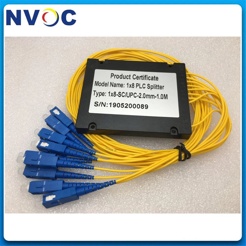 5 шт./лот GEPON 1x2 1x4 1x8 1x16 1x64 PLC ABS модуль разделителя коробки 2 мм 1 м SC ST LC FC/UPC Волоконно
