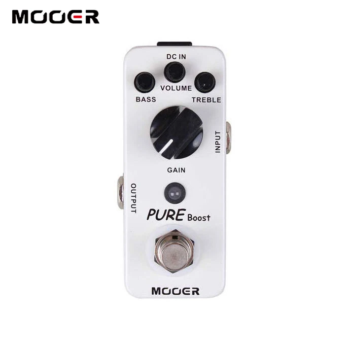 Новая педаль для гитары с эффектами MOOER Pure Boost полностью металлический корпус |