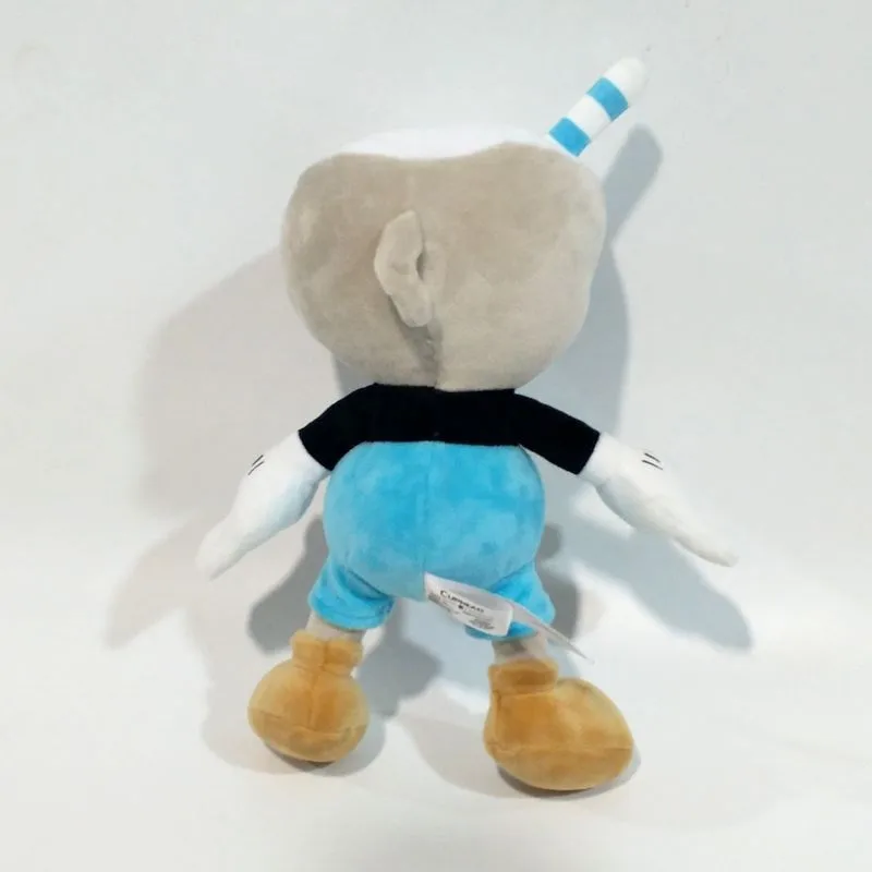 Cuphead Mugman плюшевая игрушка Mecup и Brocup мягкая кукла 25 см|25cm doll|doll stuffedtoy plush |