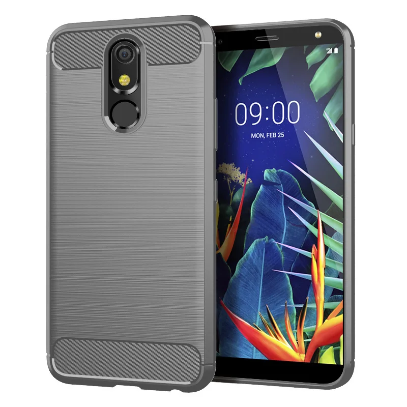 Противоударный чехол для LG K40 5 7 дюйма задняя крышка телефона мягкий из волокна -