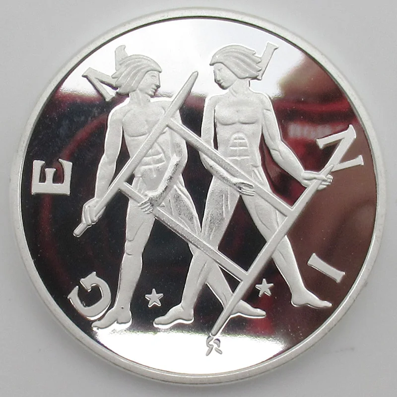 Серебряная Памятная монета Созвездие близнецов новая версия США памятные медали