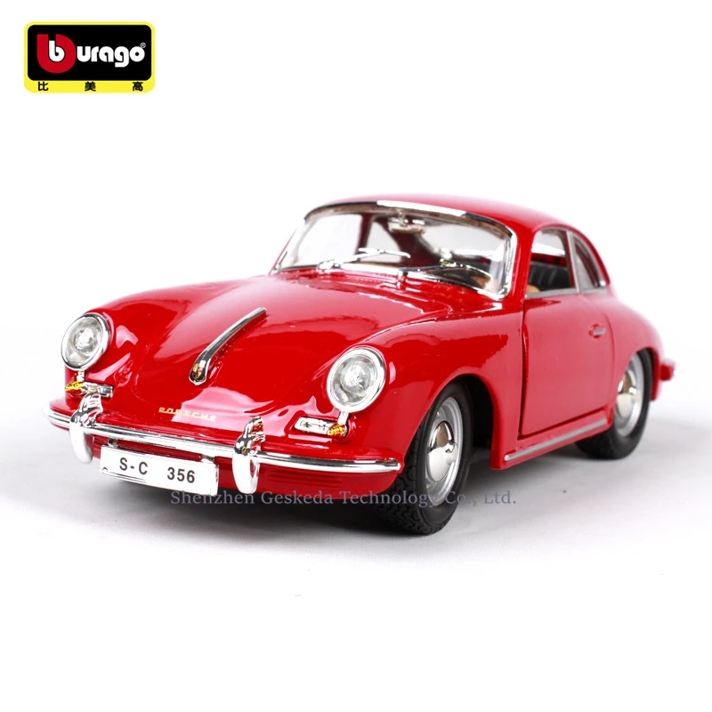 Bburago 1:24 Porsche 1961 жесткий Топ моделирования сплава Модель автомобиля ремесла Коллекция украшения игрушки инструменты подарок