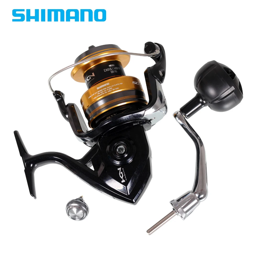 Shimano Оригинал SOCORRO SW 5000 10000 большая спиннинговая катушка для соленой воды 4 + 1BB 9: 1 X