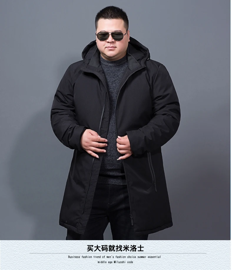 Большие размеры Новинка 10XL 9XL 8XL бюст 154 см молния прибытие теплая верхняя одежда зимняя куртка мужская Толстая ветрозащитная повседневная мужская куртка
