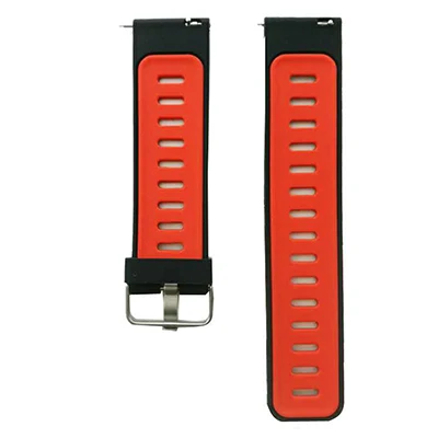 blackred Сменный силиконовый ремешок для xiaomi huami amazfit pace stratos 2/2s smart watch 22 мм ремешок для samsung gear frontier/classic - Цвет: blackred