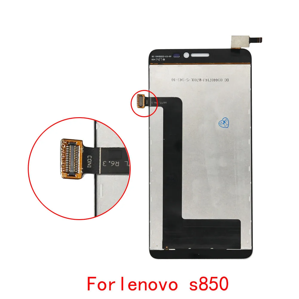Новый оригинальный ЖК дисплей для lenovo S850 Дисплей Панель с Сенсорный экран Узел