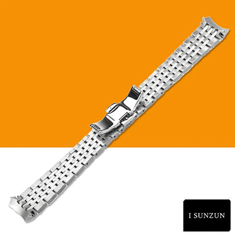 Ремешок для наручных часов ISUNZUN из нержавеющей стали серии Tissot 1853 металлический