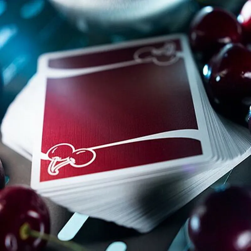 1 шт. Cherry казино V4 Reno красные игральные карты покер размер колода USPCC