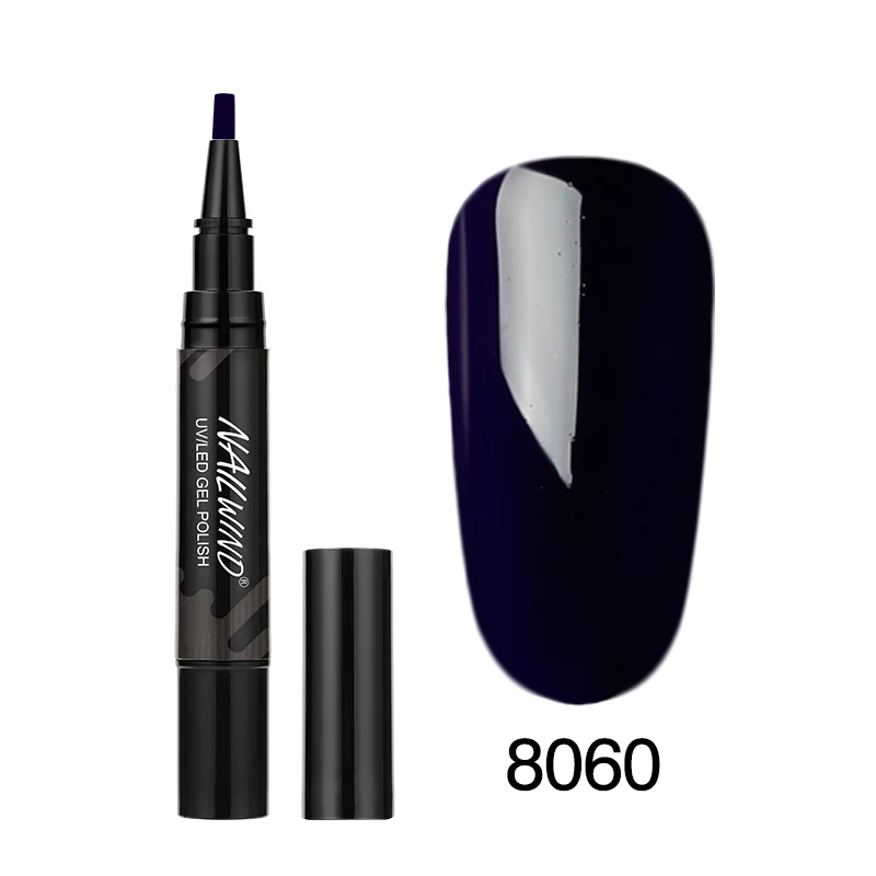 60 NAILWIND 5 мл Гель-лак для ногтей 31-60 Гибридный гель лак для ногтей ручка Гель-лак для ногтей Дизайн ногтей маникюр замочить от Полупостоянный UV светодио дный лампы грунтовка для ногтей - Цвет: 60