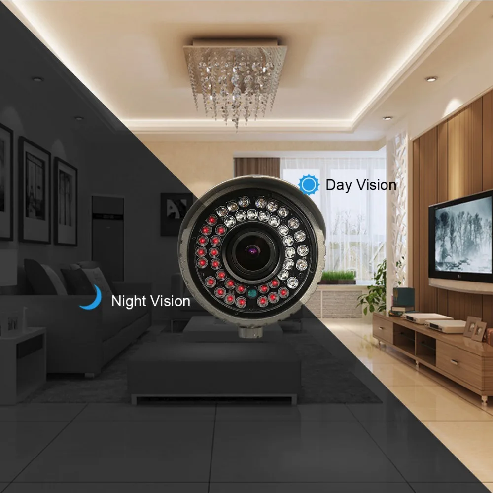 Techage POE камера видеонаблюдения системы 4CH 1080 P NVR 2 шт. мм 8 ~ 12 моторизованный зум