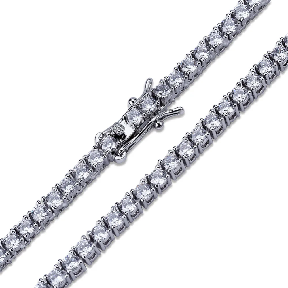 JINAO, 3 мм, 5 мм, 1 ряд, золото, серебро, браслет, Micro Pave, AAA, кубический цирконий, все, льдом, из коробки, цепочка, Bling CZ, камни, браслет для мужчин, подарки
