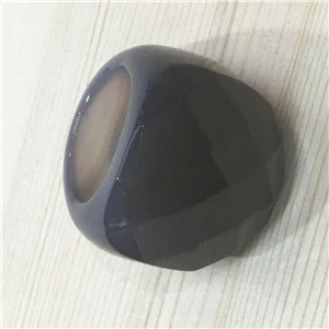 Gray agate Новинка, кольца с натуральным камнем малахит, Далмация, Агаты, красивые модные украшения для женщин и мужчин, вечерние, свадебные, Обручальные, юбилейные - Цвет основного камня: Gray agate