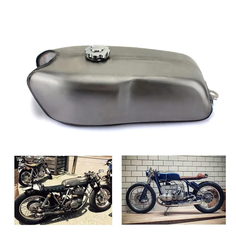 BIKINGBOY Cafe Racer Бензобак 9 л 2 4 галлонов универсальный для YAMAHA RD 50 350 400 500 BMW Honda Kawasaki Suzuki
